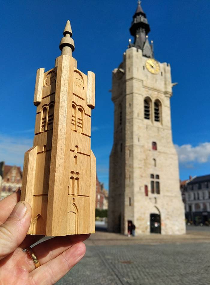 Conception miniature beffroi Béthune